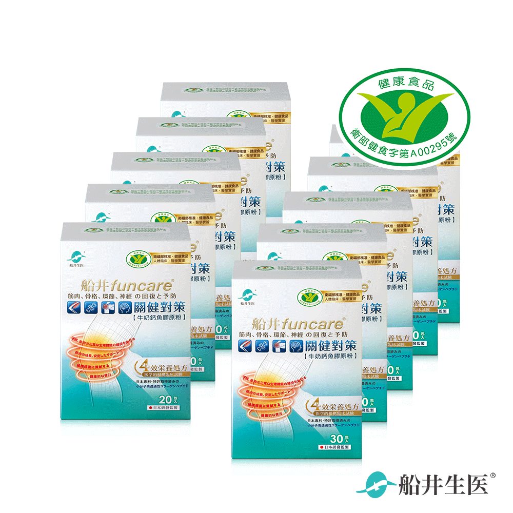 【限量66組】結帳只要$6000★船井®關健對策4X強健肌力穩固組/超慢跑必備(共250包)