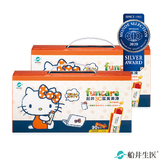 新品上市★船井®3C葉黃素凍Hello Kitty限定款(兒童專用/專利游離型/含DHA)雙禮盒組共60包